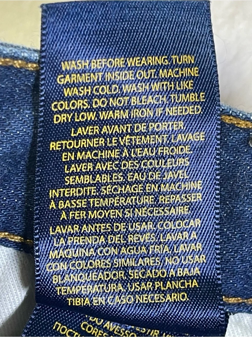 Polo Ralph Lauren Girls Size 16 Jemma Super Skinny Jeans Patchwork Crest